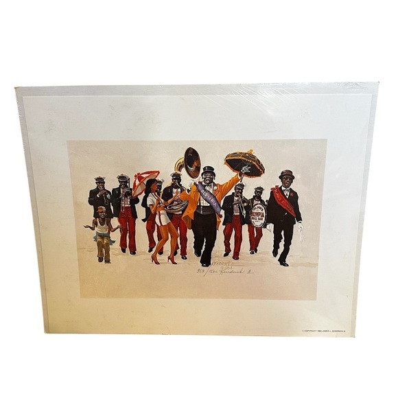 James L. Kendrick III 1989 The French Market Ltd Ed 353/1500 Artist Signed Print